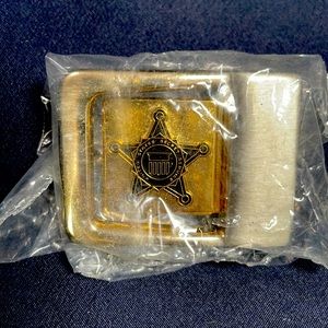 New in original package with box, United States Secret Service belt buckle! Wow!